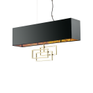 IDEAL LUX - pendant luminaire LUXURY SP6 OTTONE  219738