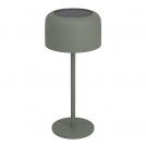 EGLO - SOLAR-LED градинска Настолна лампа ROCCANOVA Ø:135mm 2.8W 270lm 3000K, с тъчдимер и USB, зелена - 901894