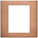 VIMAR - 22668.86 - Plate 8M metal brushed copper