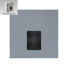 EMITHOR - 70423 LED луна за вграждане в стълбище 1W, 55lm, 4000K, 230V тъмно сива Step light Vix