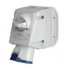 SCAME - Industrial contact with switch 0/I 2P+E 32A IP44 series Optima model Combi 513.3253TS