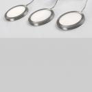 RABALUX - LED Димируемо осветление за шкаф 3бр. х Ø8cm  78043  SOCAVI ⚡ LED 3W ⚡ 100lm ⚡ 4000К ⚡ 230V ⚡ IP20 ✴ Сребрист/Бял (5)