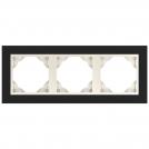 EFAPEL - TRIPLE FRAME GRANITE/PEARL 90930 TGP LOGUS 90 Petra