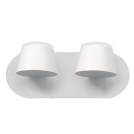 ELMARK - MALIA ДВОЕН LED АПЛИК 24W, 4200K,  БЯЛ 95MALIA24LED/WH