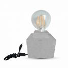 V-TAC - VT-7160 CONCRETE TABLE LAMP D:160 3851