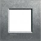 BTICINO - LNA4802NA Square cover plate 2 modules - native 