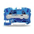 WAGO - In-line terminal BLUE 6mm2 SCREWLESS TOPJOB® S  2006-1204