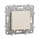 SCHNEIDER ELECTRIC - NU528244 New Unica - Two-way switch IP44 10A screwless 2modules ivory