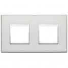 VIMAR - 21643.07.01 - Plate 4M (2+2) 71mm silver