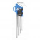 Högert Technik - Hex wrenches, extra long 9 pcs HT1W803