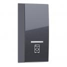 ACA LIGHTING - MODYS BUTTON WITH INDICATOR & SYMBOL WASHING MACHINE 1M. ANTHRACITE 10101333139