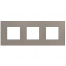 BTICINO - cover plate 2+2+2 modules Stone Light Now YA4802M3GG