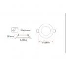 PANASONIC - 6W Circular Type LED Panel - 6500K  LPLA11W066 (1)