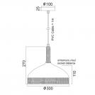 ACA LIGHTING - Пендел VINTAGE KS182630RW (1)