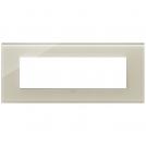 VIMAR - 22657.72 - Plate 7M glass Canvas white
