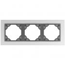 EFAPEL - TRIPLE FRAME ALUMINIUM/GREY 90930 TAS LOGUS 90 Animato