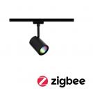 PAULMANN - 95664 URail LED track spot Smart Home Zigbee 3.0 Luxe • GU10 350lm 4.8W RGBW+ dimmable~ 230V • matt black