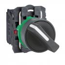 SCHNEIDER ELECTRIC - Selector switch black 1-2 1NO-1NC Ø22mm XB5 XB5AD25