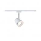 PAULMANN - Спот за шина 95362  URail  Cone single spot⏺GU10 max. 10W dimmable ~ 230V ⏺Бял / Хром