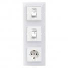 ATRA - Бойлерно табло Лабео за скрит монтаж 4233 16А+25А+25А 250V