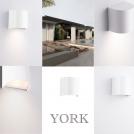 NOVA LUCE - Влагозащитен аплик  Д:11, Ш:8.5 , В:11 см.    9030833   YORK ⚡ LED GU10 ⚡ 1x10W ⚡ 100-240V ⚡ IP65 ✴ Пясъчно бял