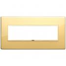 VIMAR - 21657.G09 - Plate 7M aluminium polished gold