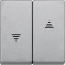 SCHNEIDER ELECTRIC - MTN435560 Rocker for roller shutter switch and push-button, aluminium, System M
