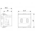 VIMAR - 20295.AC.N - A+C-USB supply unit 15W 3A 5V 2M Next (1)