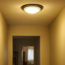 RABALUX - Ceiling light  Ø38 cm.  5133  UFO ⚡ E27 ⚡ 2 x MAX 60W ⚡ IP20 ✴ Black metal/Opal glass