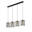 SEARCHLIGHT - Ceiling Pendant SPRING 85583-4BGO Е14 4x60W (1)