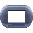 BTICINO - LNB4803GP Round cover plate 3 modules - grape