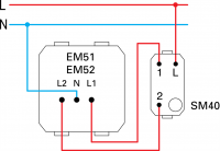 TEM - EM51RG Light indicator clear/no disturbance 2M, Modul (1)