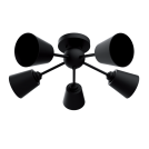 ELMARK - JUDY CEILING LUMINAIRE 5ХЕ27 BLACK 955JUDY5/BL