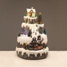 ACA LIGHTING - LED WW COLOR CHANGING VILLAGE TRAIN MOVEM. MUSIC ADAPT:4.5V 31*31*43cm X0360