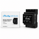 SHELLY - Network Switch, 5x 10/100 Mbps, DIN Rail Mount, 110...230VAC, Shelly LAN Switch - 266830