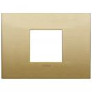 VIMAR - 19652.12.01 - Classic plate 2centrM met.brushed brass