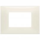 VIMAR - 09673.02 cover plate - 3 centered module ivory color NEVE UP