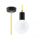 SOLLUX - pendant  luminaire  EDISON yellow SL.0153