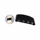 V-TAC - 7W LED Wall Light Sand Black IP54 4000K SKU: 218620 VT-848-B-N