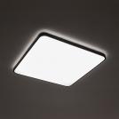 NOWODVORSKI - Bathroom plafond 8111 AGNES SQUARE LED BLACK 64W 3000K IP44 • 3700 lm 