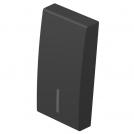 TEM - TM11SBIN Face plate switch/button 1M with indicator, color Black matt, Modul