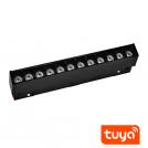 COUP LIGHT - Magnetic illuminator GRILLE LIGHT 48V 10W / 3000K - 6000K / Bluetooth Control (TUYA) CCT black - MT-2010S-TUYA