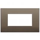 VIMAR - 19654.17 - Classic plate 4M aluminium dark bronze