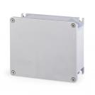 SCAME - Junction Box 166х142х64mm IP66 UV, solid walls, screw closure aluminium Alubox 653.02