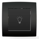 ELMARK - 193183 - PUSH LIGHT SWITCH ANTHRACITE CITY 