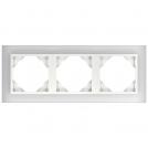 EFAPEL - TRIPLE FRAME GLASS/ICE 90930 TCG LOGUS 90 Crystal