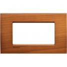 BTICINO - LNA4804LCA Square cover plate 4 modules - cherry 