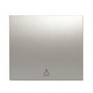 PANASONIC - One-way Switch with Light Symbol, Rocker metallic white WBTR0016‐5MW