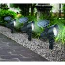 EGLO - Градинска соларна лампа SOLAR-LED к-т 3 бр. черно 48504 (1)