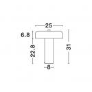 NOVA LUCE - PANDORA 9043300 LED 18 Watt 230 Volt 733.9Lm 3000K IP20  (4)